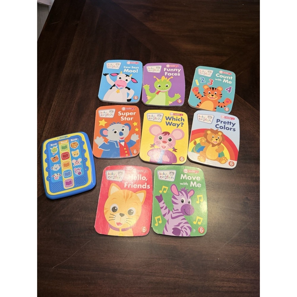 Me Reader Jr Baby Einstein Books and Electric Reader 8  books
